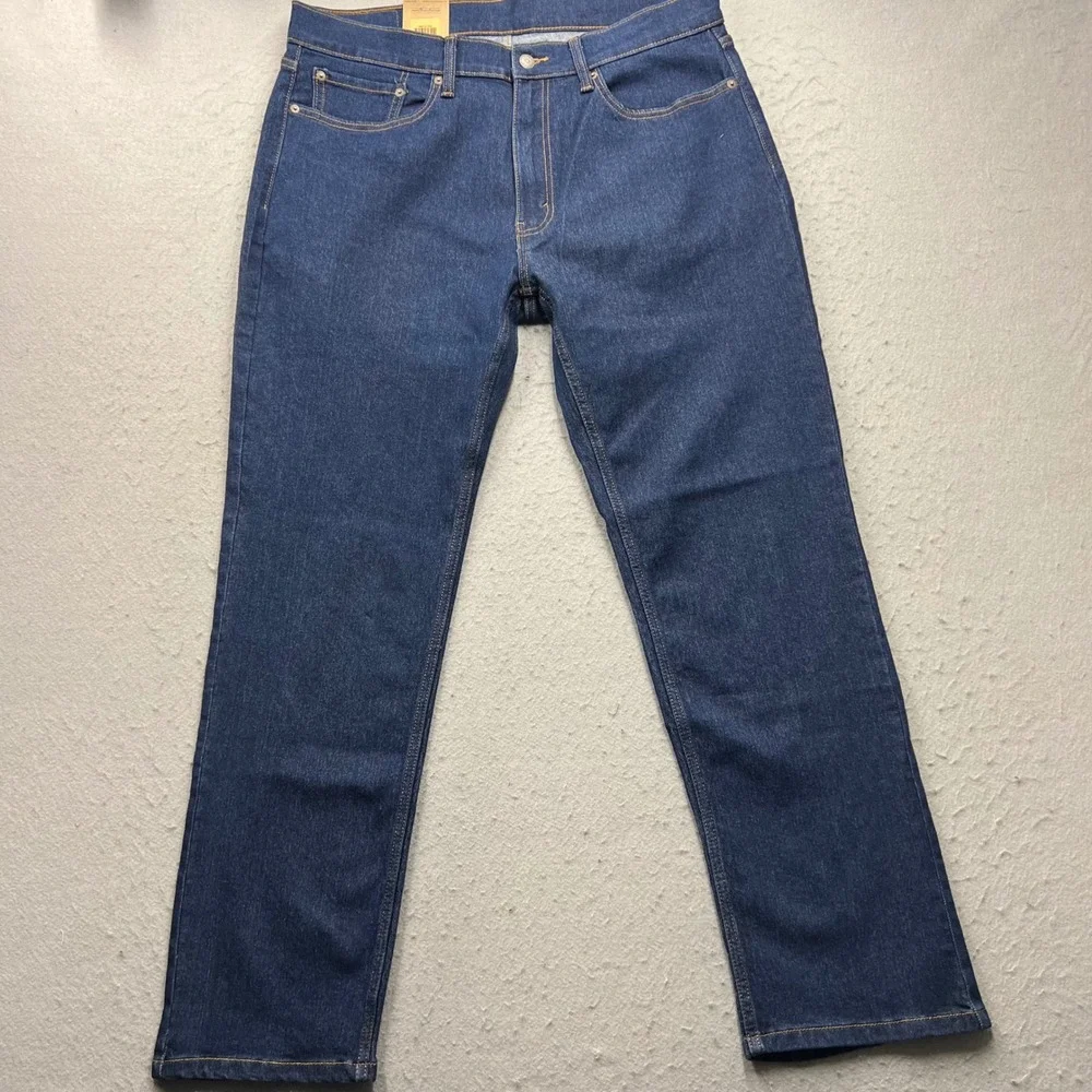 Levis 514 Straight Stretch Jeans Mens 36x30 Blue Denim 00514-1000 NWT